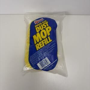 Quickie Swivel-Flex Dust Mop Refill #0654 Type D Yellow New Sealed 2004